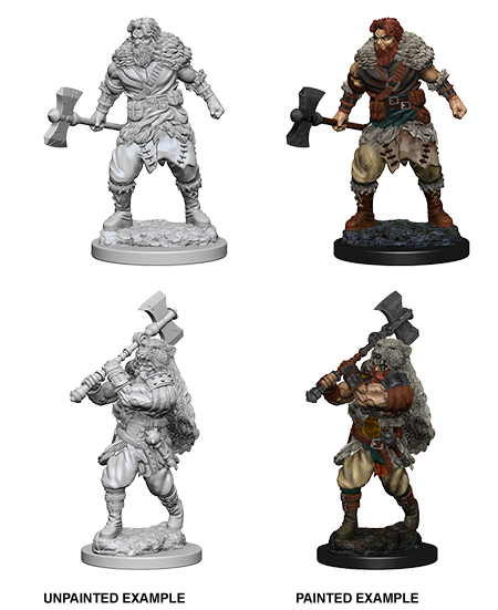 D&D Nolzur's Marvellous Miniatures - Human Male Barbarian