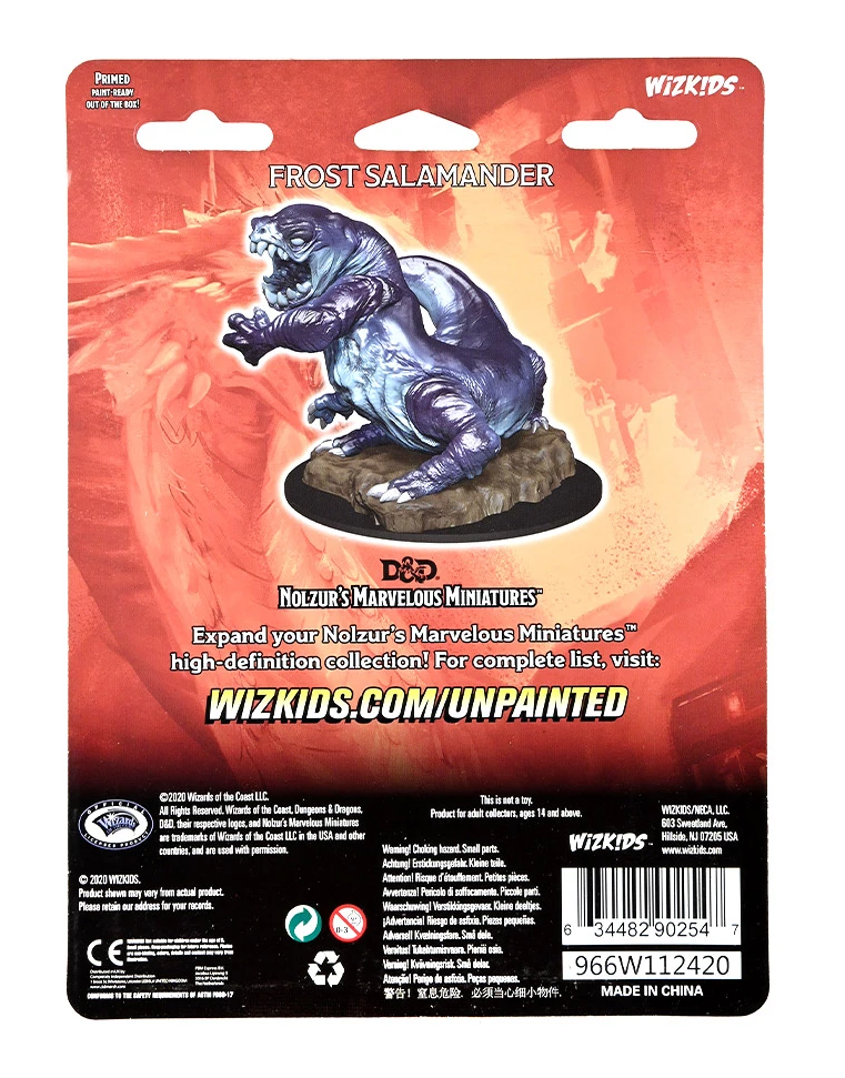 Frost Salamander D&D Nolzur's Marvellous Miniatures, WZK90254 Small