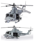Academy 12138. USMC UH-1Y Venom Helicopter by Bell. 1:48 Scale