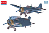 Academy 12355. USN Grumman F4F-4 Wildcat "Battle of Midway". 1:48 Scale