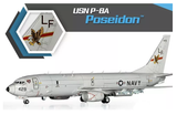 Academy 12635. USN Boeing P-8A Poseidon, AUS decals. 1:144 Scale