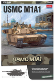 Academy 13430 - USMC M1A1 Abrams Tank, Aus Decals, Scale 1:72