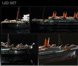 Academy 14220 - R.M.S. Titanic with LED Light Set, 1:700 Scale.