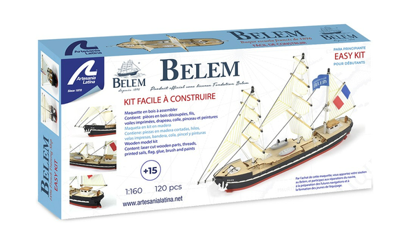 Artesania 17001. French Training Ship Belem 1896 - Easy Kit Scale 1:160