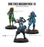 280058-1135. Dire Foes Mission Pack 15: Barrenlands. PanOceania & JSA