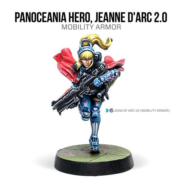 281250-1169. PanOceania Hero, Jeanne d'Arc 2.0, Mobility Warrior. Infinity