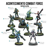 281253-1242, Acontecimento Combat Force Repack Alpha (25th Anniv). PanOceania Army, Infinity