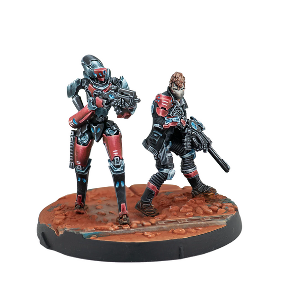 281541-1146. Tunguska Triggermen. Nomads Army. Infinity