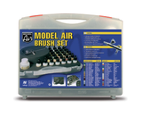 71172 Vallejo Model Air Airbrush & 29 Basic Colours with Rigid Case