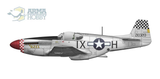Arma Hobby AH70038. P-51 B/C Mustang. Expert Set with Aus Decals 1:72 Scale