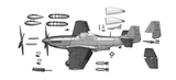 Arma Hobby AH70070. P-51D Mustang. 1:72 Scale
