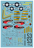 Arma Hobby AH70075. P-51B Mustang (China, Burma, India) . 1:72 Scale