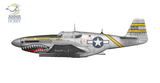 Arma Hobby AH70075. P-51B Mustang (China, Burma, India) . 1:72 Scale