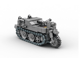 BA0002. Sd.Kfz.2 Kettenkrad, WW2 German Half Track Motorcycle. Scale 1:33