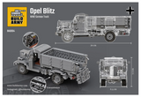 BA0004. Opel Blitz, WW2 German Truck. Scale 1:33