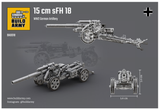 BA0018 German 15cm sFH 18 Artillery Howitzer. Scale 1:33