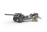 BA0018 German 15cm sFH 18 Artillery Howitzer. Scale 1:33