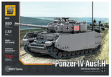 BA0161  Panzer IV Ausf H German Tank. Scale 1:33
