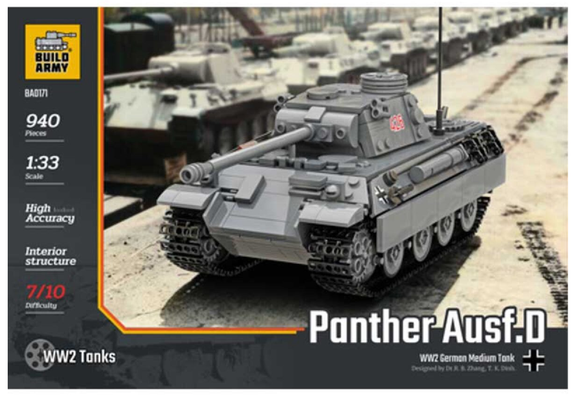 BA0171  Panther IV Ausf H German Tank. Scale 1:33
