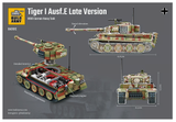 BA0181C Tiger I E Late Version Ausf E WW II German Tank. Scale 1:33