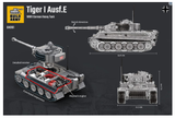 BA0181 Tiger I Ausf E WW II German Tank. Scale 1:33