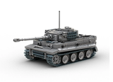 BA0181 Tiger I Ausf E WW II German Tank. Scale 1:33