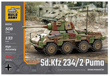 BA0234C. Sd.Kfz. 234/2 Camo Puma WW2 German Armoured Vehicle. Scale 1:33