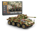 BA0234C. Sd.Kfz. 234/2 Camo Puma WW2 German Armoured Vehicle. Scale 1:33