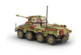 BA0234C. Sd.Kfz. 234/2 Camo Puma WW2 German Armoured Vehicle. Scale 1:33