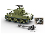 BA1001 M4 Sherman Tank. US Army WW II. Scale 1:33