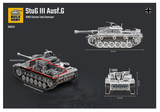 BA0142 StuG III Ausf.G. WW2 German Tank Destroyer. Scale 1:33