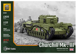 BA2001 Churchill Mk III Tank. British Army WW II Scale 1:33