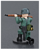 BAF001. WW2 German Infantry Soldier. Scale 1:33