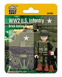 BAF005. WW2 US Infantry Soldier. Scale 1:33
