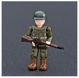 BAF005. WW2 US Infantry Soldier. Scale 1:33
