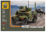 BAM000 M1151 Humvee Combat Vehicle. US Army Scale 1:33