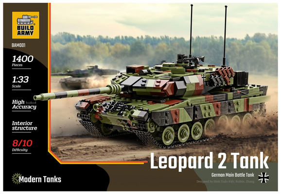 BAM001 Leopard 2A6 Tank Scale 1:33