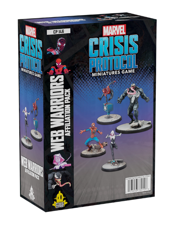 CP146 Marvel: Crisis Protocol Web Warriors Affiliation Character Pack