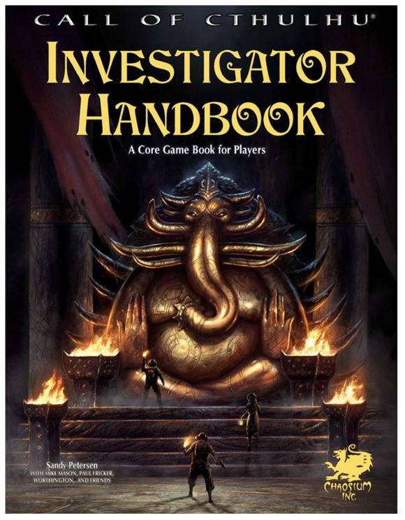 Call of Cthulhu RPG Investigator Handbook. 7th Edition