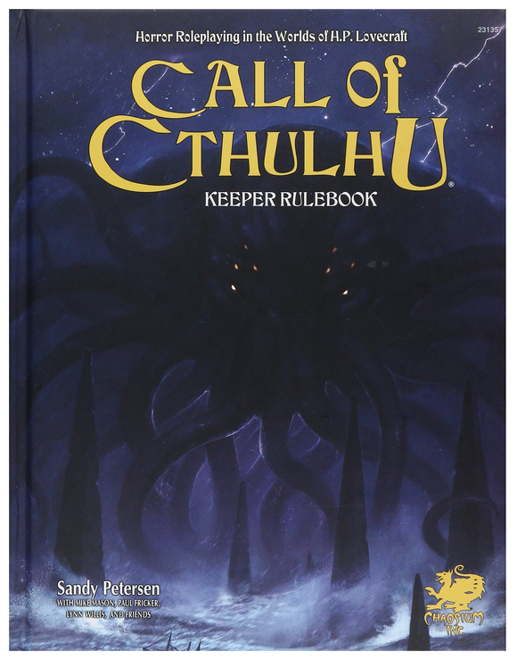 Call of Cthulhu RPG Keeper Rulebook 7th Edition