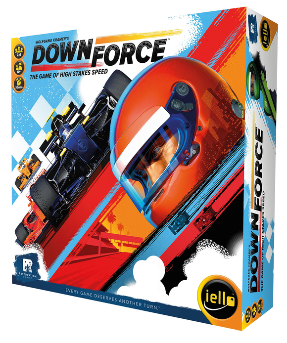 Downforce - Bidding, Betting & Car Racing Board Game