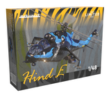 Eduard 11163, Hind E, Soviet Mil Mi-24V Attack Helicopter. Limited Edition. 1:48 Scale