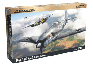 Eduard 82141, Focke Wulf Fw 190A-3 Light Fighter. ProfiPack 1:48 Scale