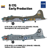 HKM01F001. Boeing B-17G Flying Fortress - Early Version. Hong Kong Models. 1:48 Scale