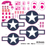 HKM01F016. PBJ-1J Mitchell. Hong Kong Models. 1:48 Scale