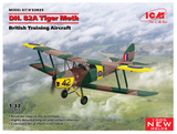 ICM32035. DH. 82A Tiger Moth, British Trainer. ICM Models. 1:32 Scale