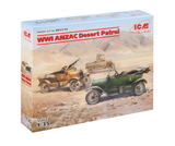 ICMDS3510. WW I ANZAC Desert Patrol. Aus Decals. (3 models) 1:35 Scale