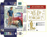 MB24049 Master Box. Bart & Radley (Dog) What he really thinks of your car. Scale 1:24