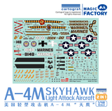 A-4M Skyhawk Light Attack Aircraft. Magic Factory MF5002. Scale 1:48