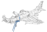 A-4M Skyhawk Light Attack Aircraft. Magic Factory MF5002. Scale 1:48